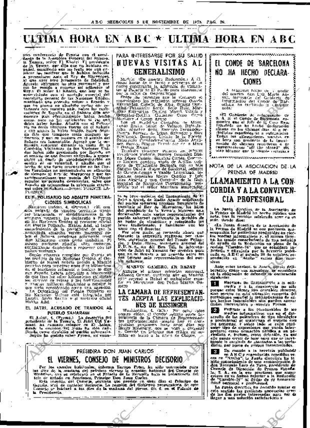 ABC MADRID 05-11-1975 página 114