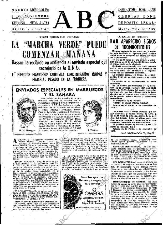 ABC MADRID 05-11-1975 página 19