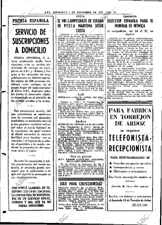 ABC MADRID 05-11-1975 página 90