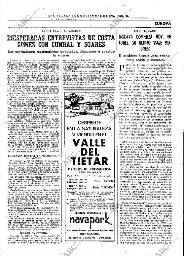 ABC MADRID 06-11-1975 página 39