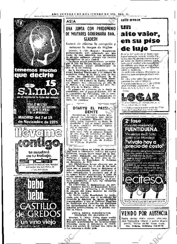 ABC MADRID 06-11-1975 página 42