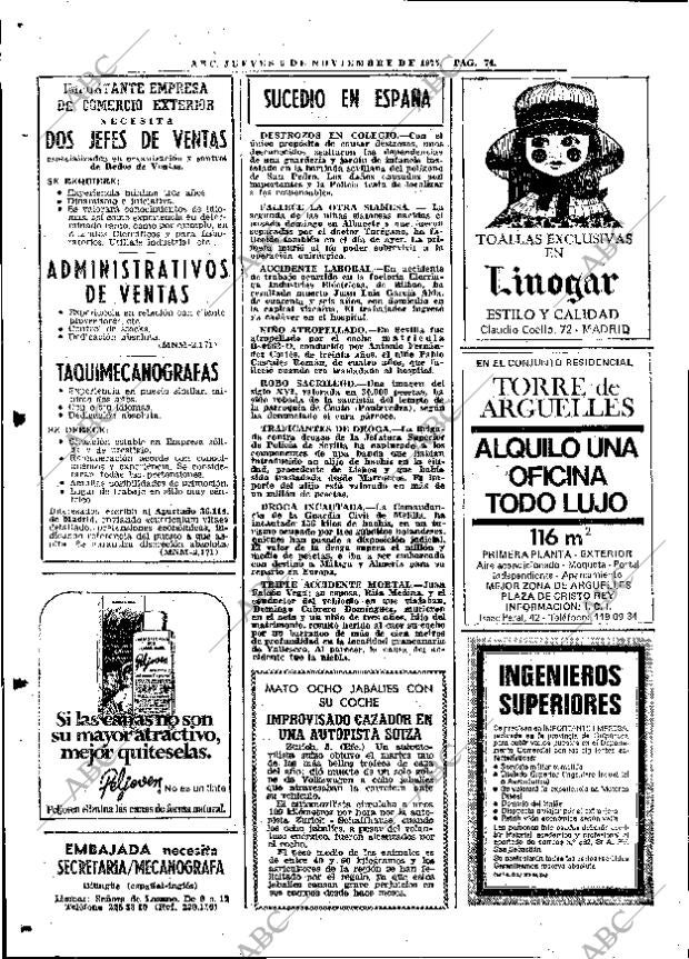 ABC MADRID 06-11-1975 página 92