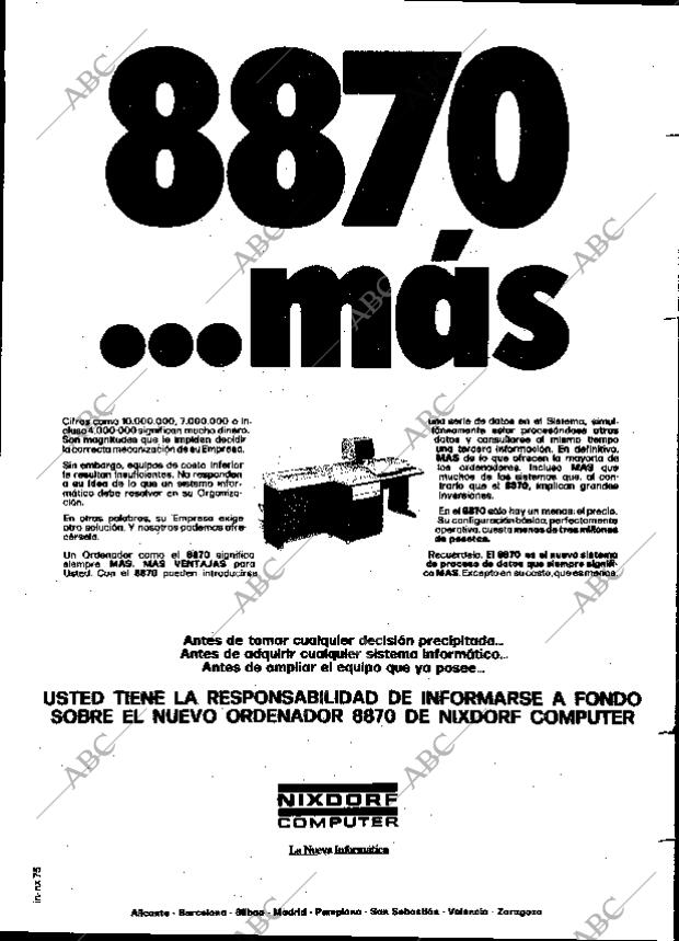 BLANCO Y NEGRO MADRID 08-11-1975 página 40