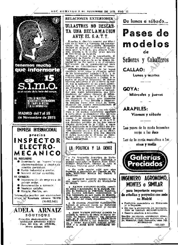 ABC MADRID 09-11-1975 página 28
