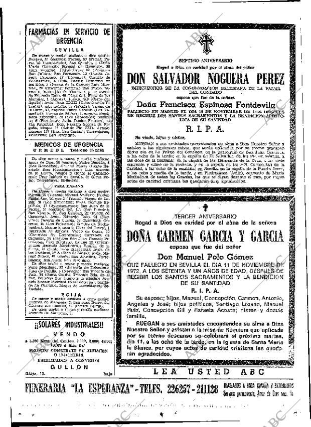 ABC SEVILLA 09-11-1975 página 74