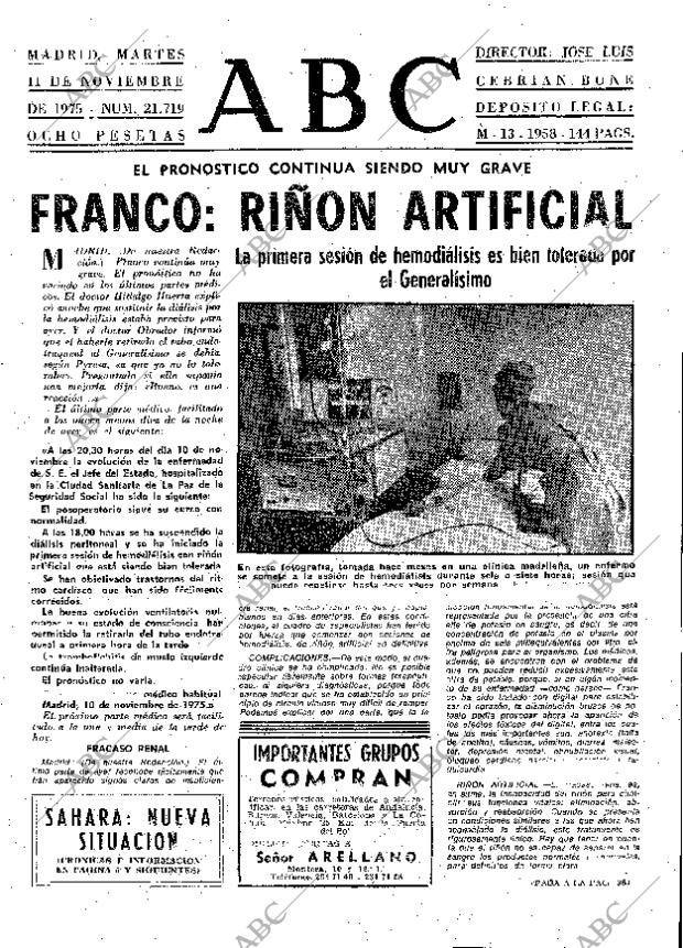 ABC MADRID 11-11-1975 página 25