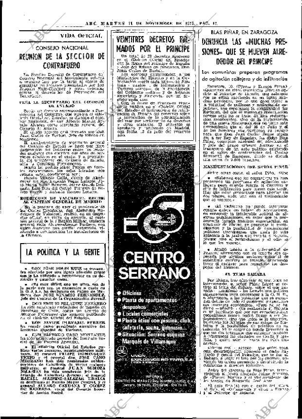 ABC MADRID 11-11-1975 página 41