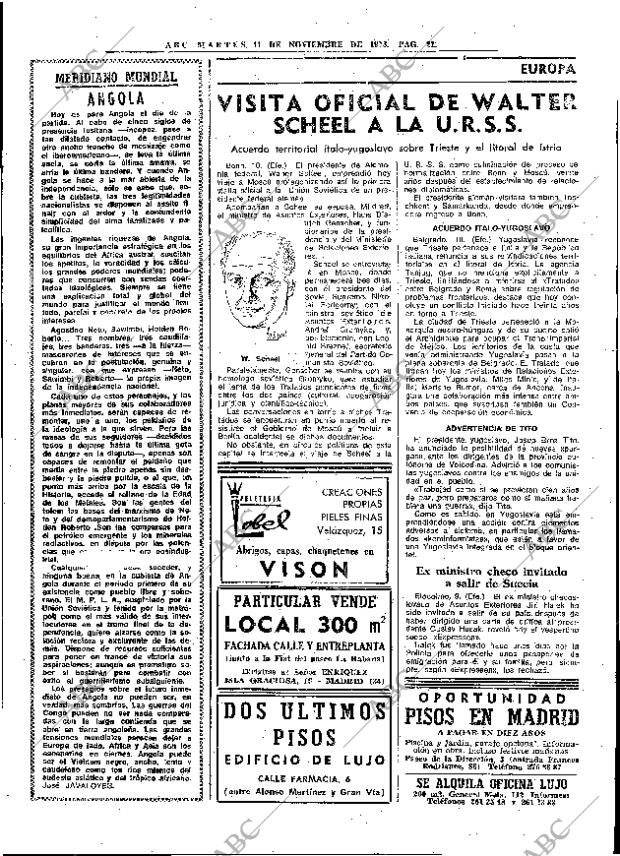ABC MADRID 11-11-1975 página 45