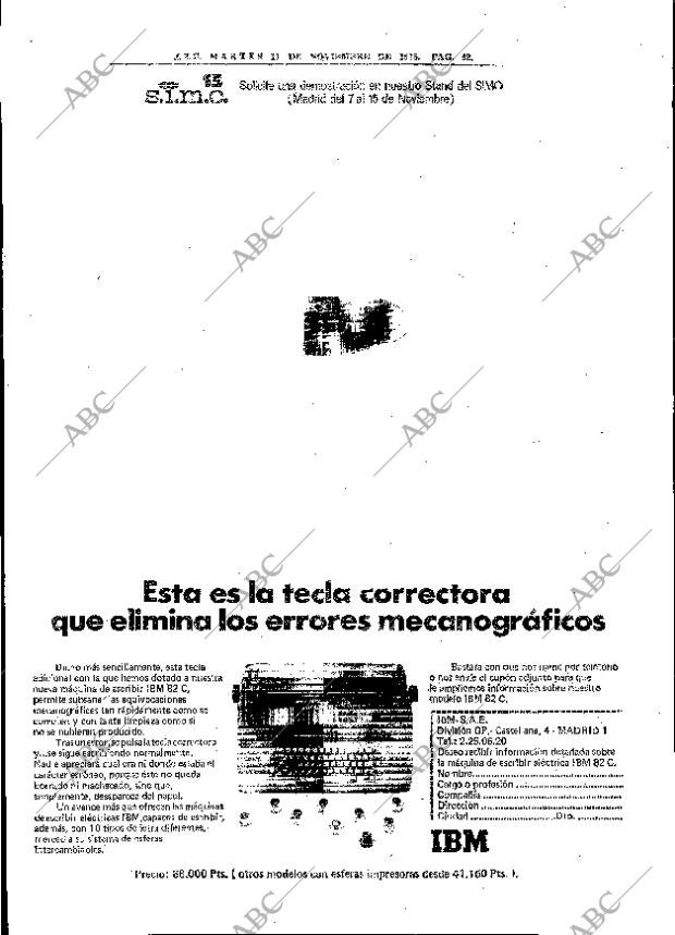 ABC MADRID 11-11-1975 página 66
