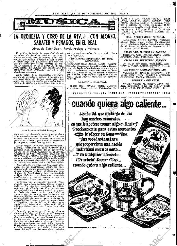 ABC MADRID 11-11-1975 página 75
