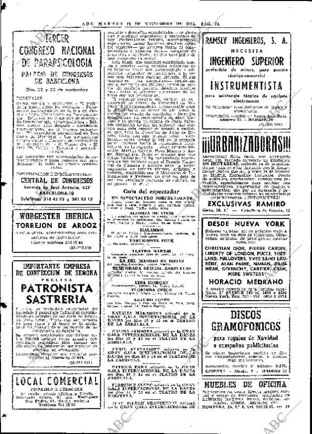 ABC MADRID 11-11-1975 página 78