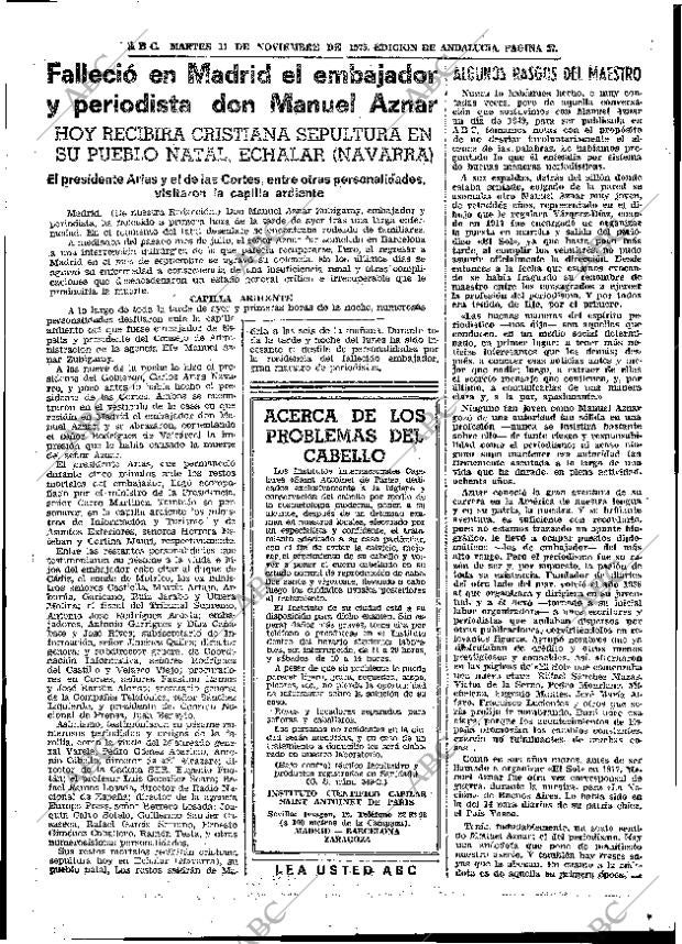 ABC SEVILLA 11-11-1975 página 27