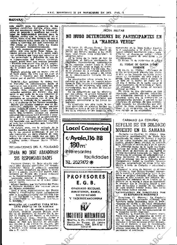 ABC MADRID 12-11-1975 página 30