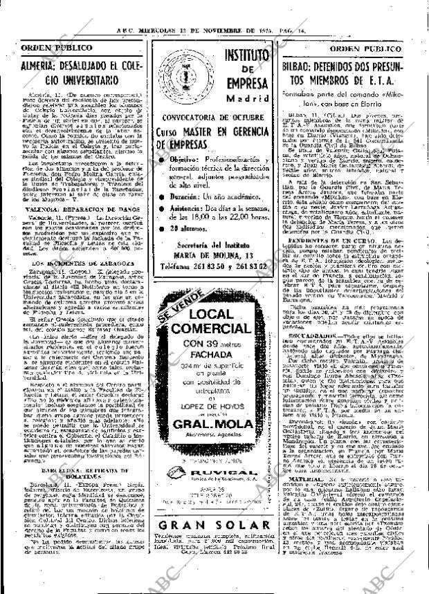 ABC MADRID 12-11-1975 página 38