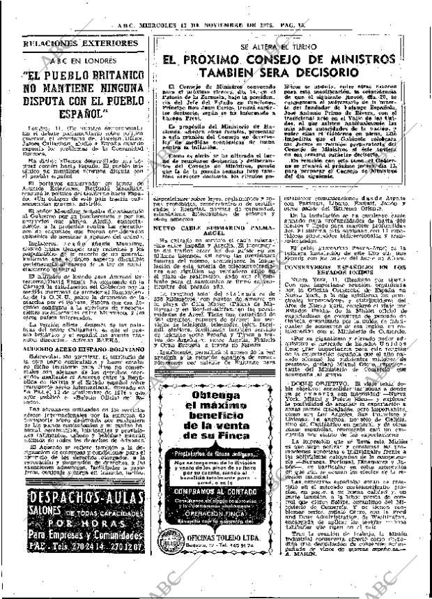 ABC MADRID 12-11-1975 página 39