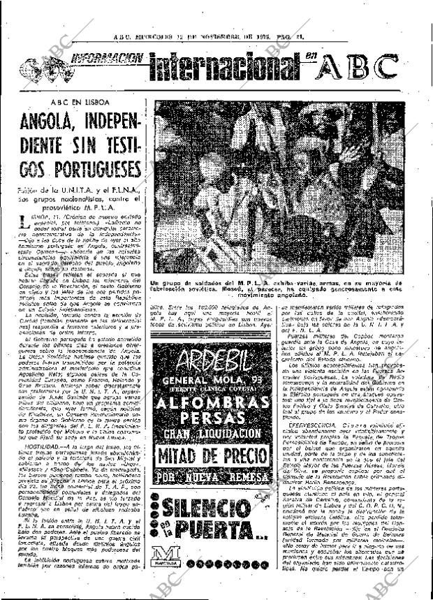 ABC MADRID 12-11-1975 página 45