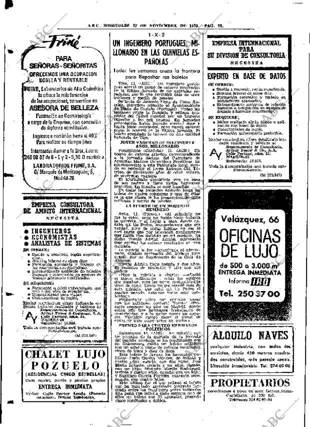 ABC MADRID 12-11-1975 página 96
