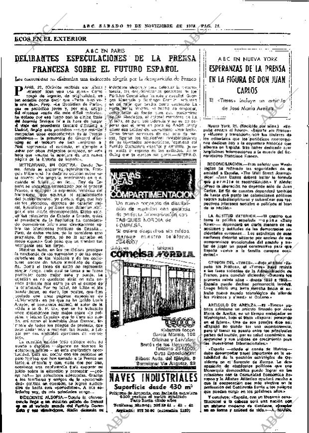 ABC MADRID 22-11-1975 página 50