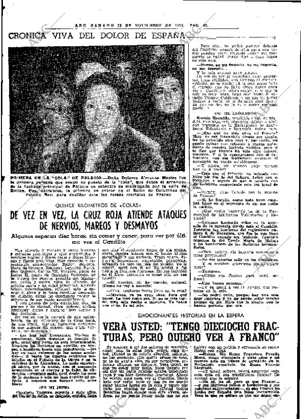 ABC MADRID 22-11-1975 página 74