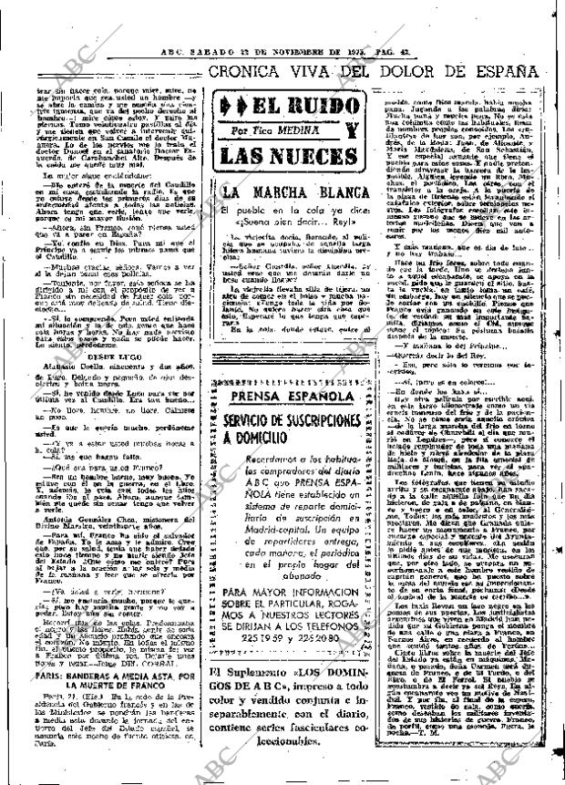 ABC MADRID 22-11-1975 página 75