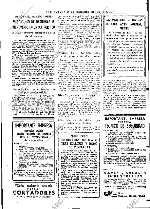 ABC MADRID 22-11-1975 página 81