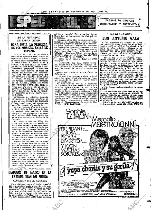ABC MADRID 22-11-1975 página 85
