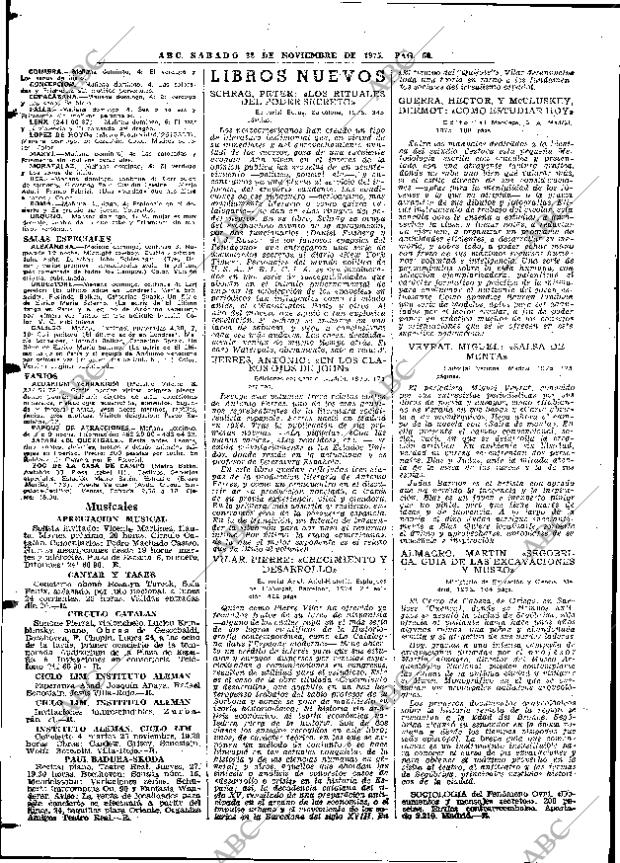 ABC MADRID 22-11-1975 página 88