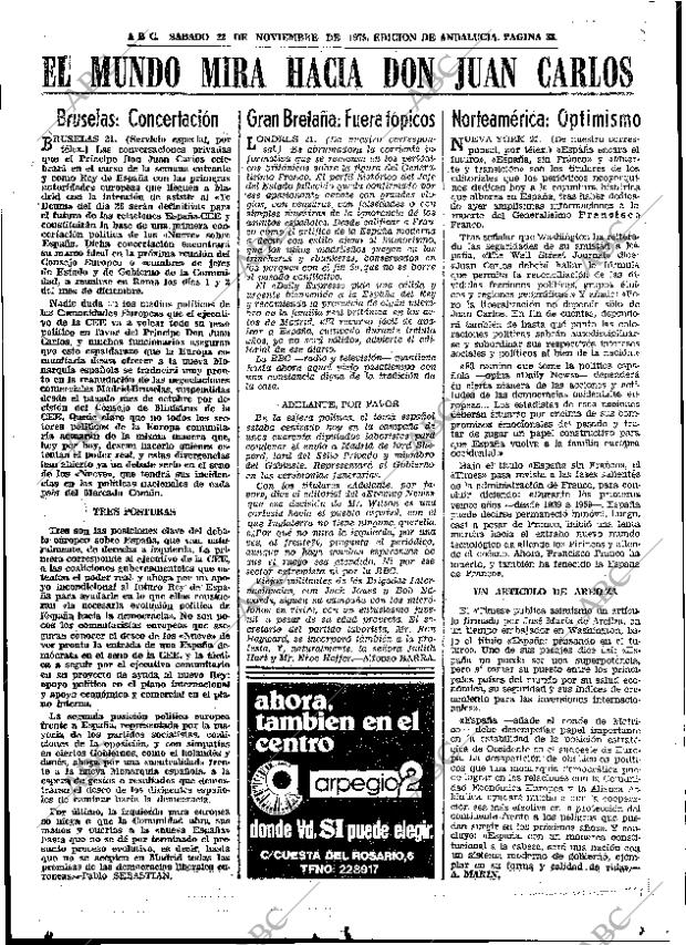 ABC SEVILLA 22-11-1975 página 33