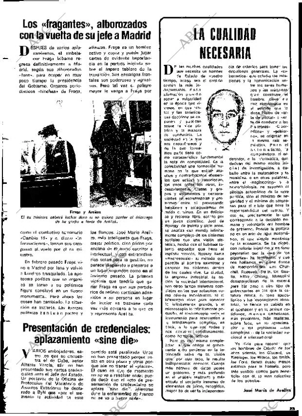 BLANCO Y NEGRO MADRID 22-11-1975 página 23