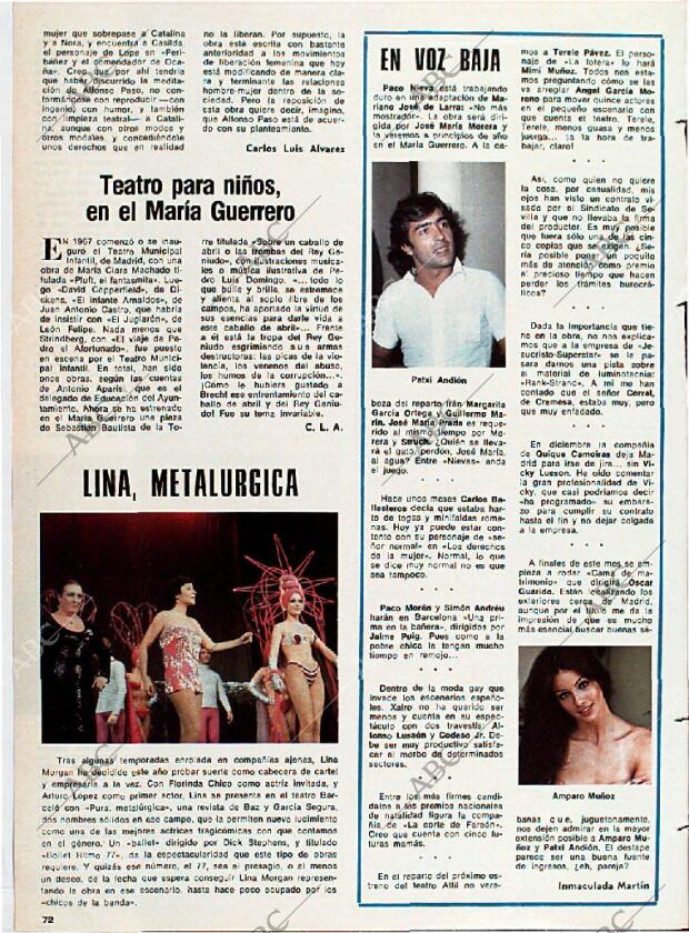 BLANCO Y NEGRO MADRID 22-11-1975 página 72