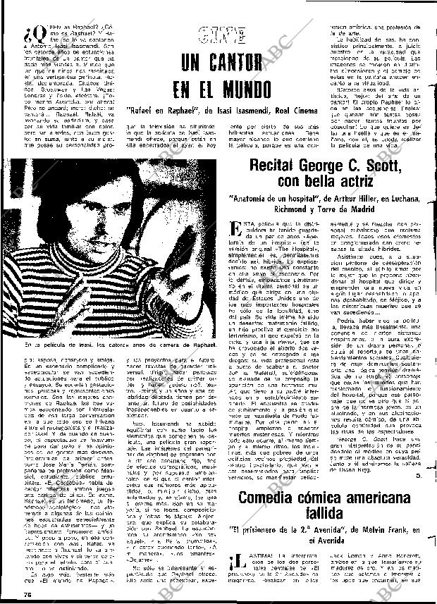 BLANCO Y NEGRO MADRID 22-11-1975 página 76