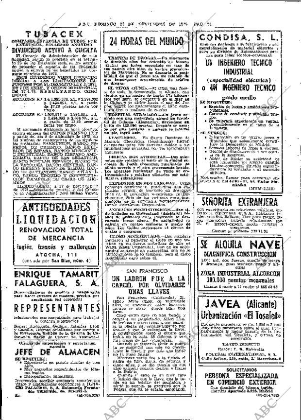 ABC MADRID 23-11-1975 página 100