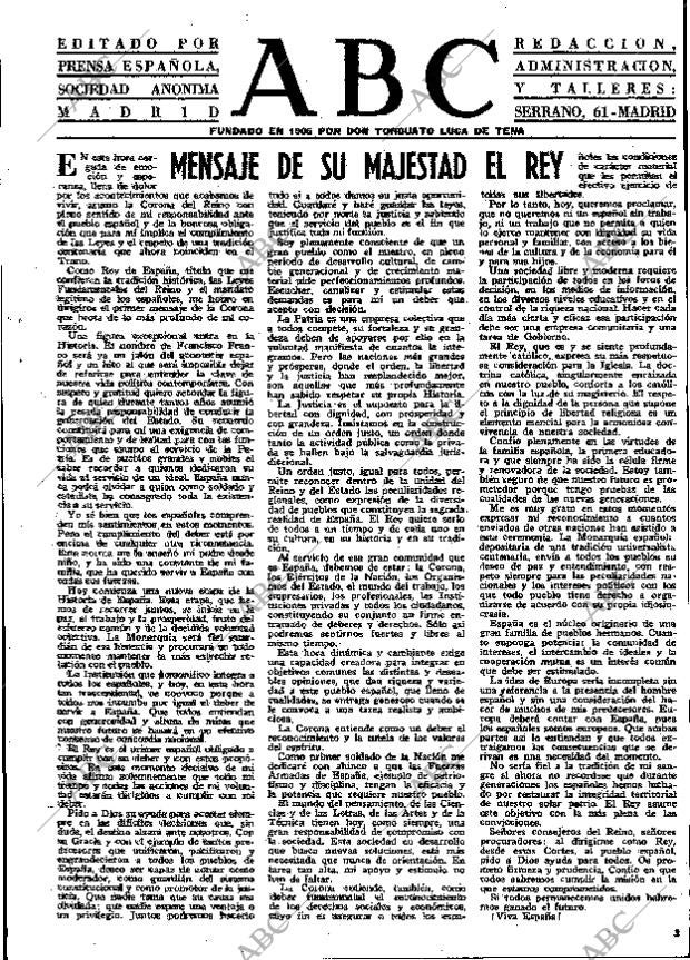 ABC MADRID 23-11-1975 página 3