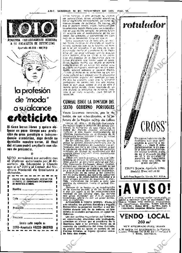 ABC MADRID 23-11-1975 página 36