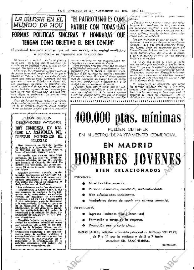 ABC MADRID 23-11-1975 página 39