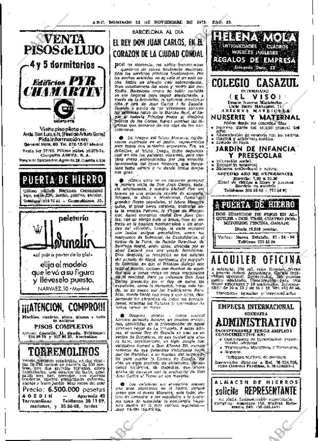 ABC MADRID 23-11-1975 página 43