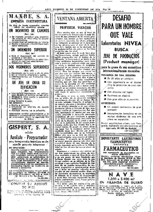 ABC MADRID 23-11-1975 página 52