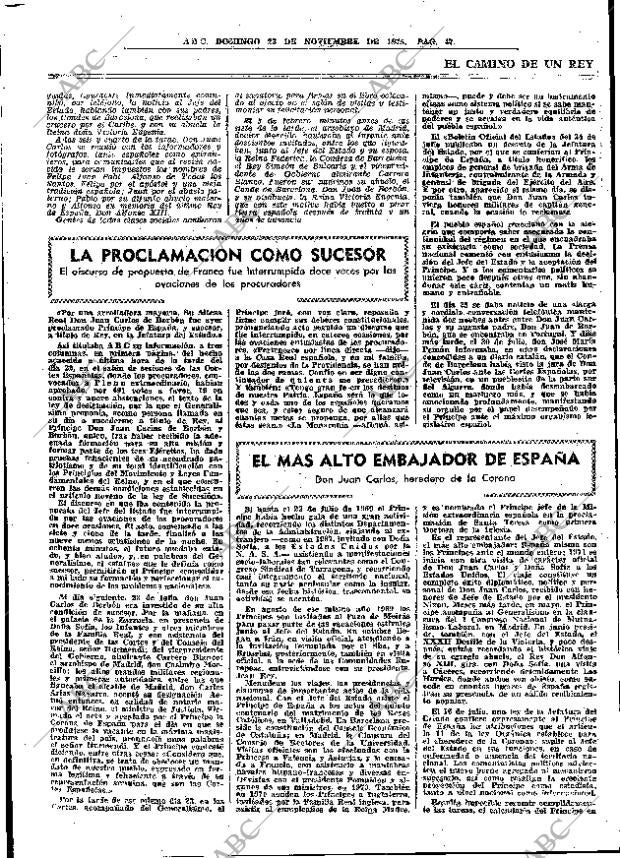 ABC MADRID 23-11-1975 página 71