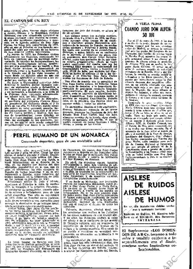 ABC MADRID 23-11-1975 página 72
