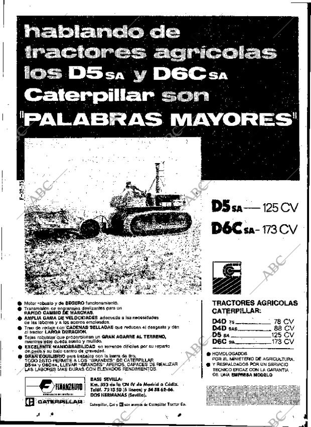 ABC SEVILLA 23-11-1975 página 15