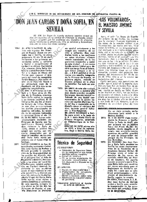 ABC SEVILLA 23-11-1975 página 44