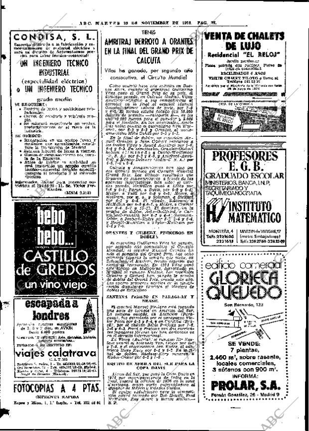 ABC MADRID 25-11-1975 página 104