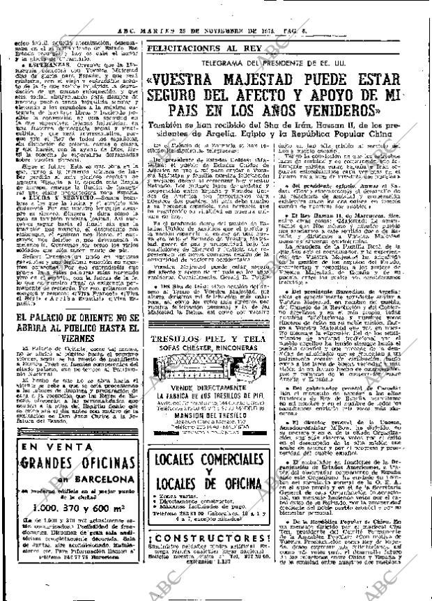 ABC MADRID 25-11-1975 página 38