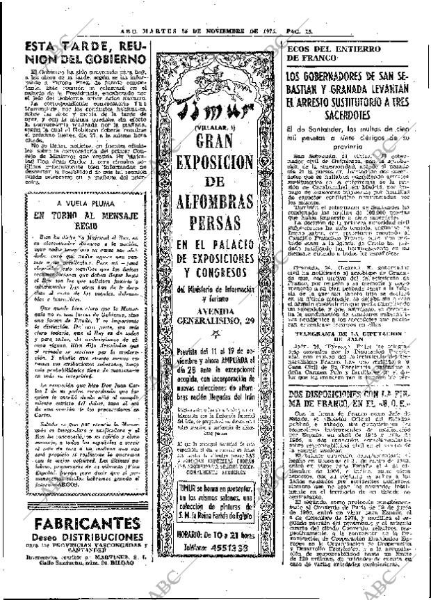 ABC MADRID 25-11-1975 página 47