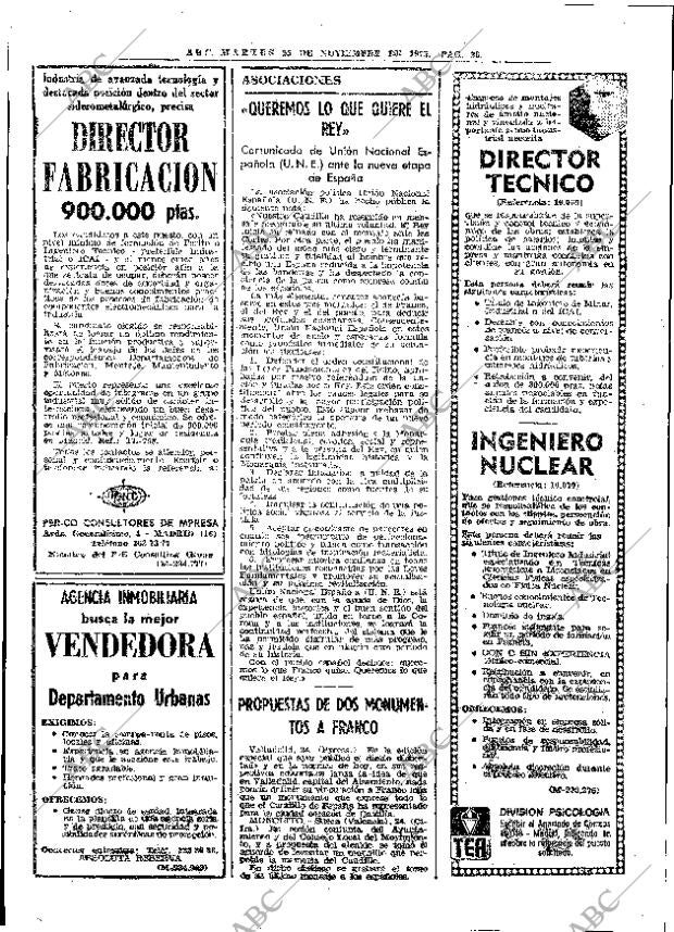 ABC MADRID 25-11-1975 página 52