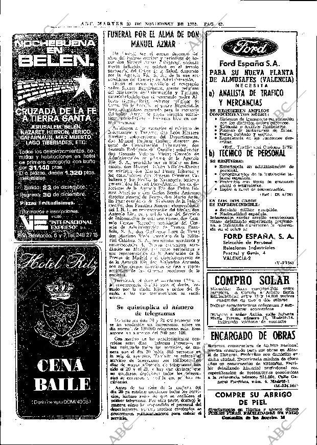 ABC MADRID 25-11-1975 página 74