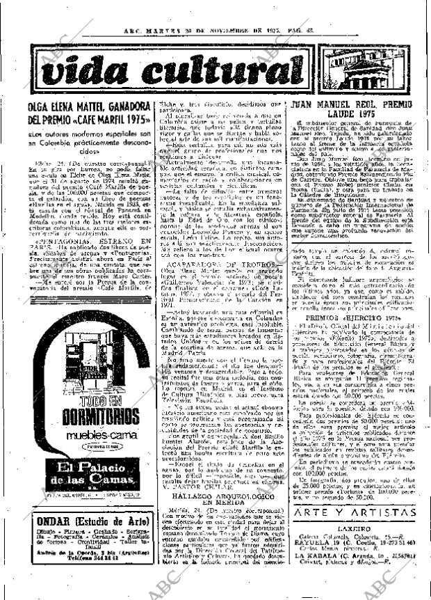 ABC MADRID 25-11-1975 página 77