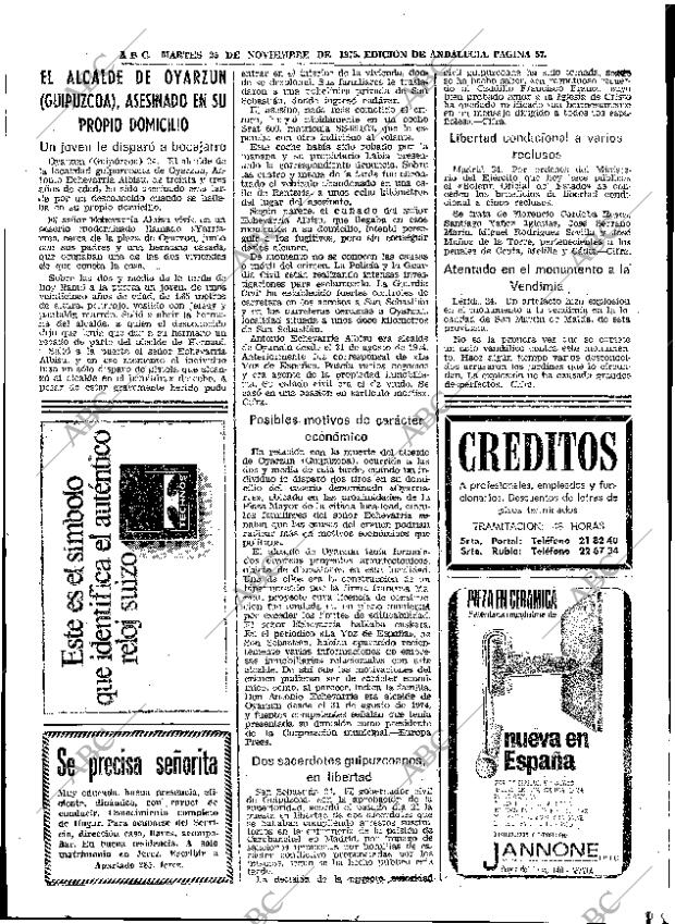 ABC SEVILLA 25-11-1975 página 57