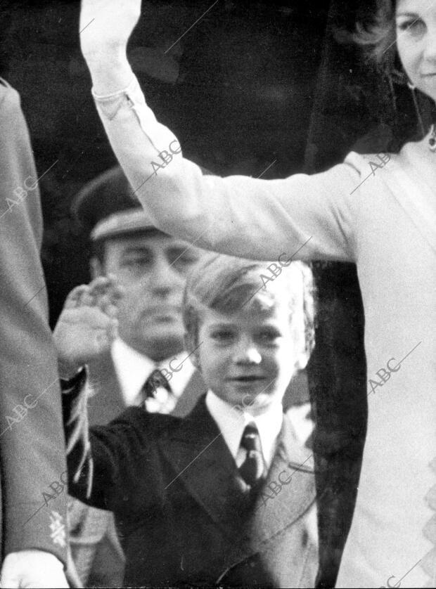 El Príncipe don Felipe en la Iglesia de los Jerónimos donde se ha celebrado la...