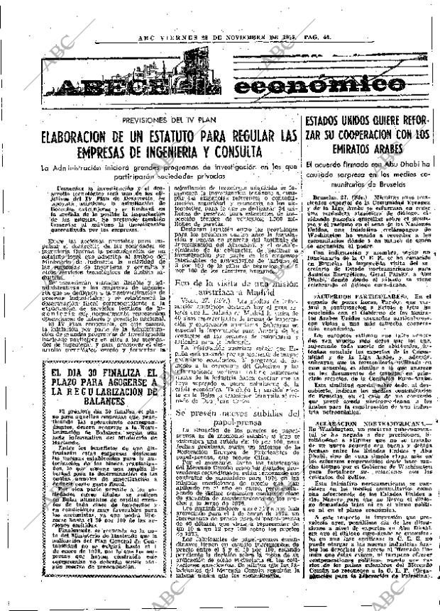 ABC MADRID 28-11-1975 página 71